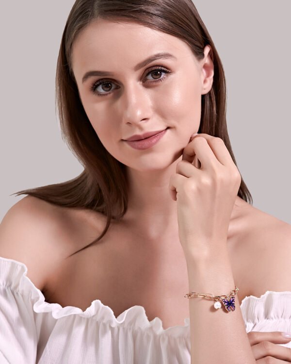 Fantasy color butterfly bracelet