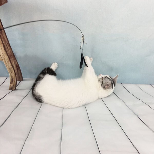 Interactive Plush Cat Teaser Toy – Bird & EMU Design