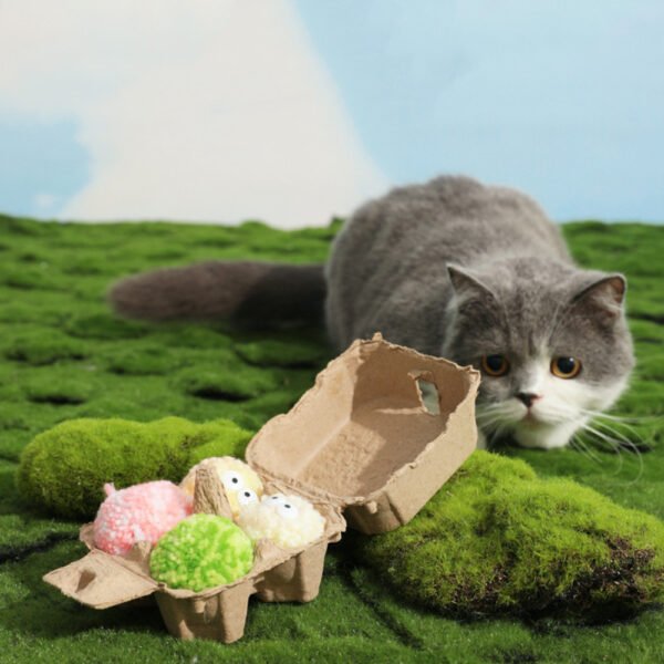 Eco-friendly Carton Pack Pet Toy With Built-in Bell