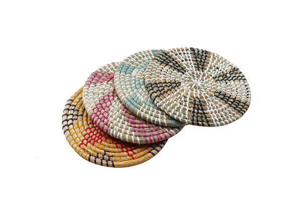 Natural Seaweed Woven Placemat Heat-Resistant & Eco-Friendly